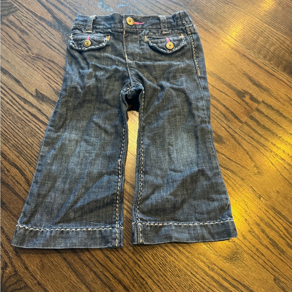 GAP Kids Dark Blue wide leg Jeans